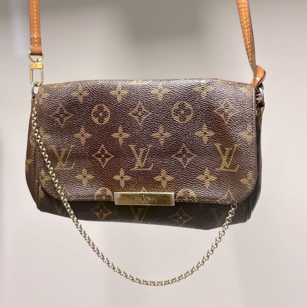 Authentic Louis Vuitton Pochette Monogram Canvas Crossbody Bag